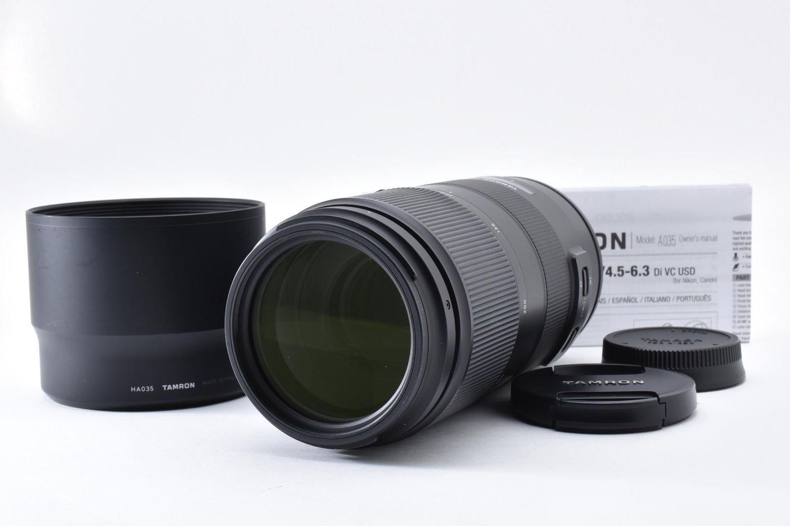 良品 Tamron 100-400mm f4.5-6.3 ニコン Di VC USD A035 へ０１７