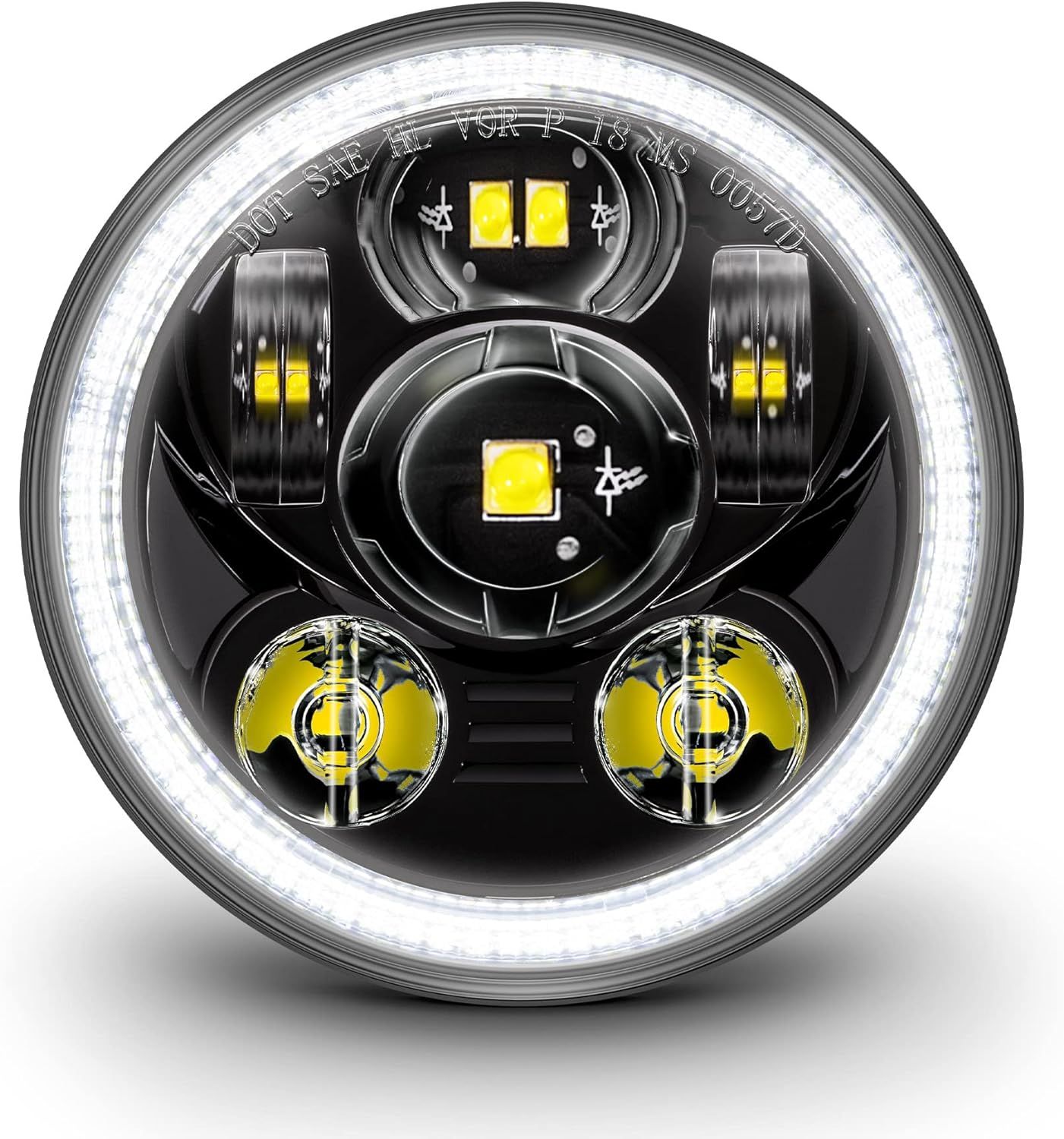 ハーレー用 ヘッドライト 5-3/4インチ スポーツスターXL883/XL1200/Dyna系対応