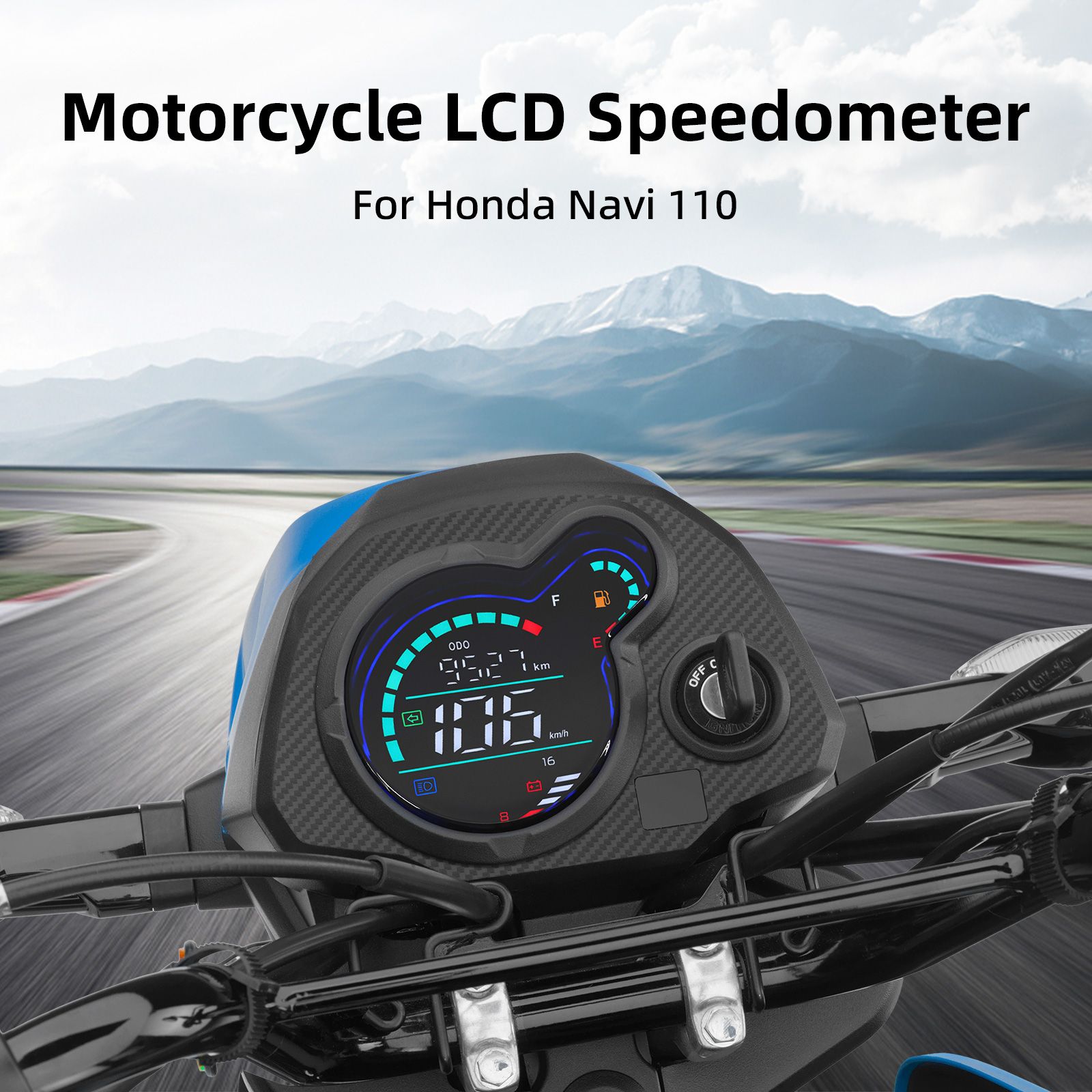 ホンダ ナビ110 用 デジタルスピードメーター 防水タイプ 7,546円