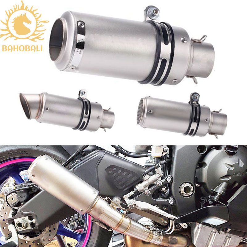 ユニバーサルオートバイ排気管 51mm 60mm R1/R3/R6/CBR300/CBR600/Z800/Z900/Z1000/S1000RR