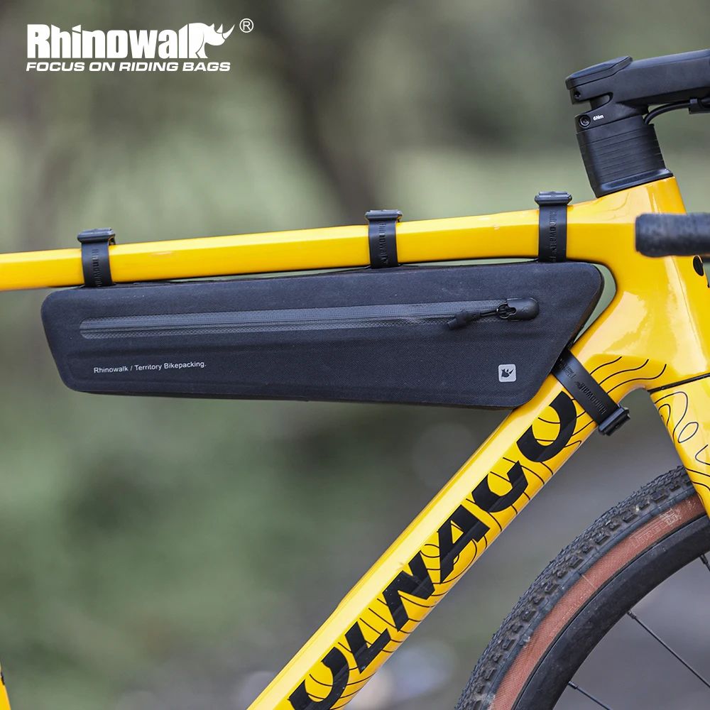 Rhinowalk バイクフレームバッグ 防水 1.3L/1.9L MTB/ロード用
