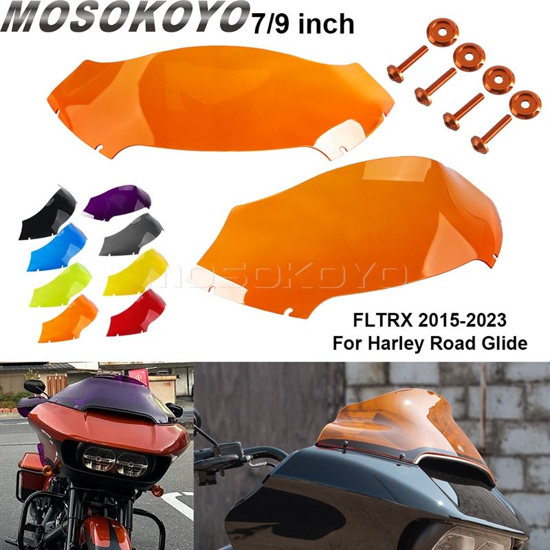 ハーレー ロードグライド FLTRX 2015-2023 用 フロントガラスウインドシールド