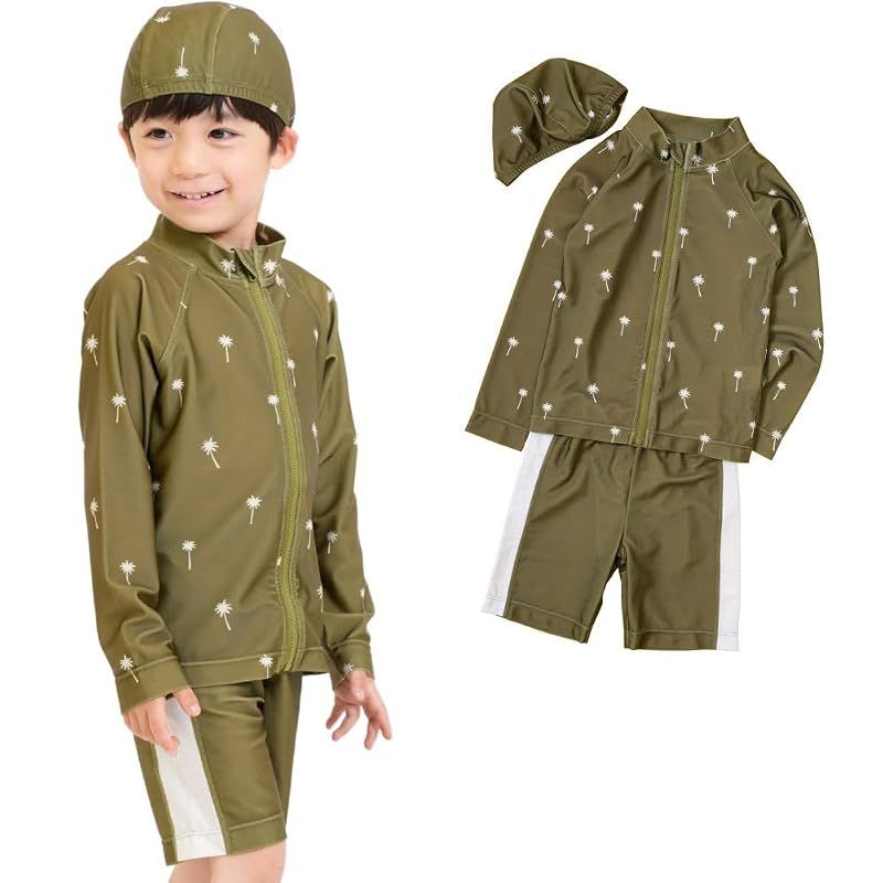 [RIO] 男の子水着3点セット (カーキ 120) 6,280円