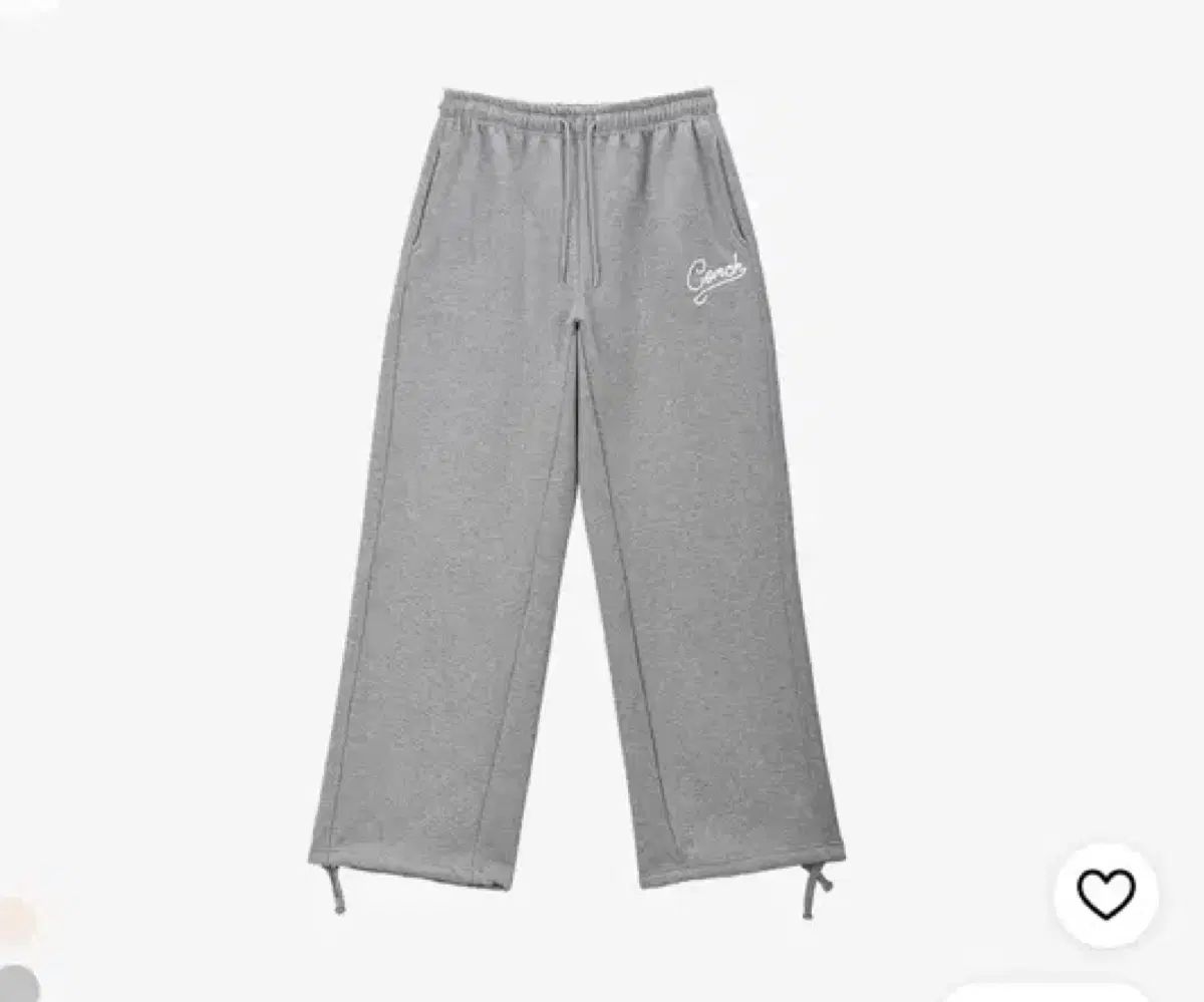 コンチウェア ロゴ 起毛 スウェット パンツ グレー COLOR