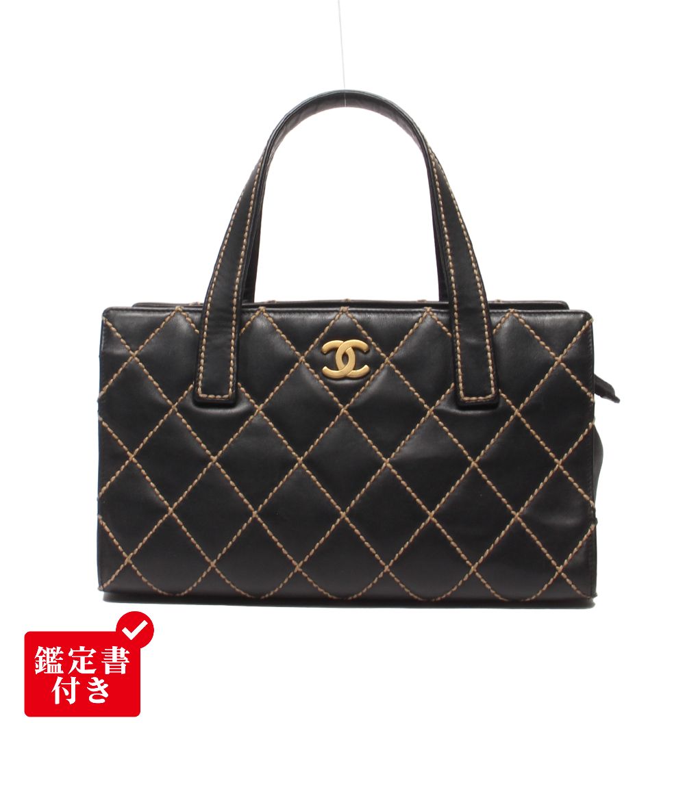 シャネル ハンドバッグ 9番台 ゴールド金具 ワイルドステッチ レディース CHANEL