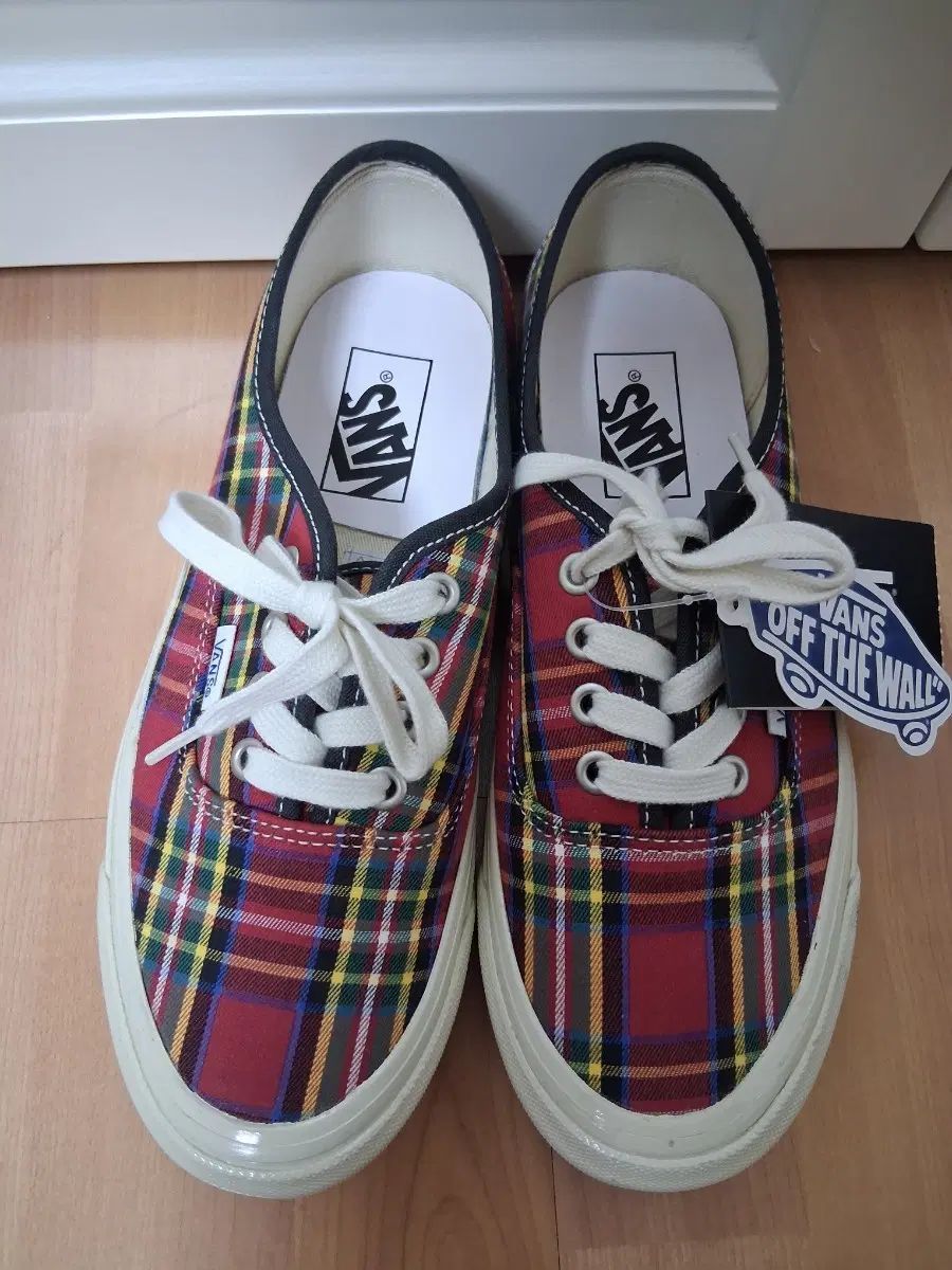 VANS ヴァンズ レッド CHECK スニーカー アセンティック 44DX アナハイム ファクトリー 新品 240 8,583円