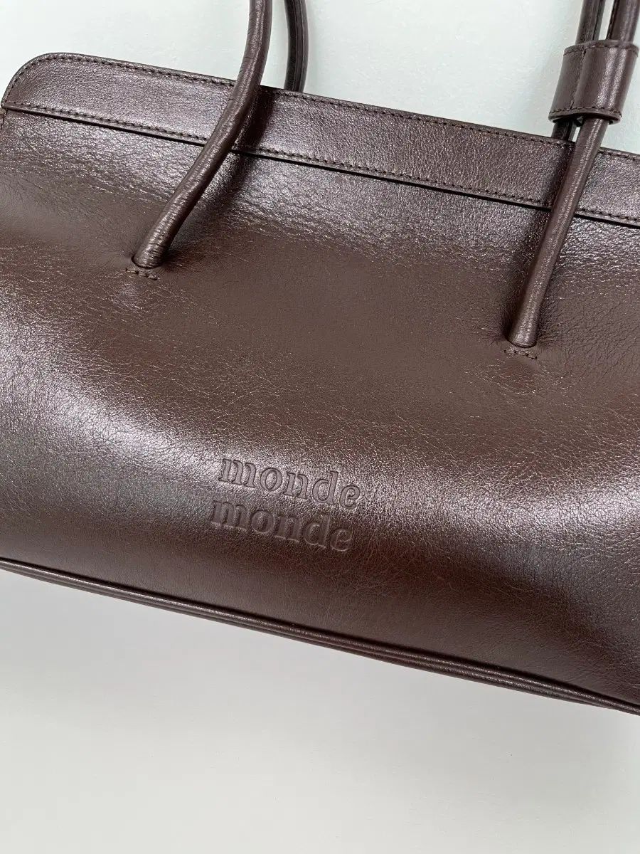 正規品 몽드몽드 マグネット ボストン バッグ モカブラウン