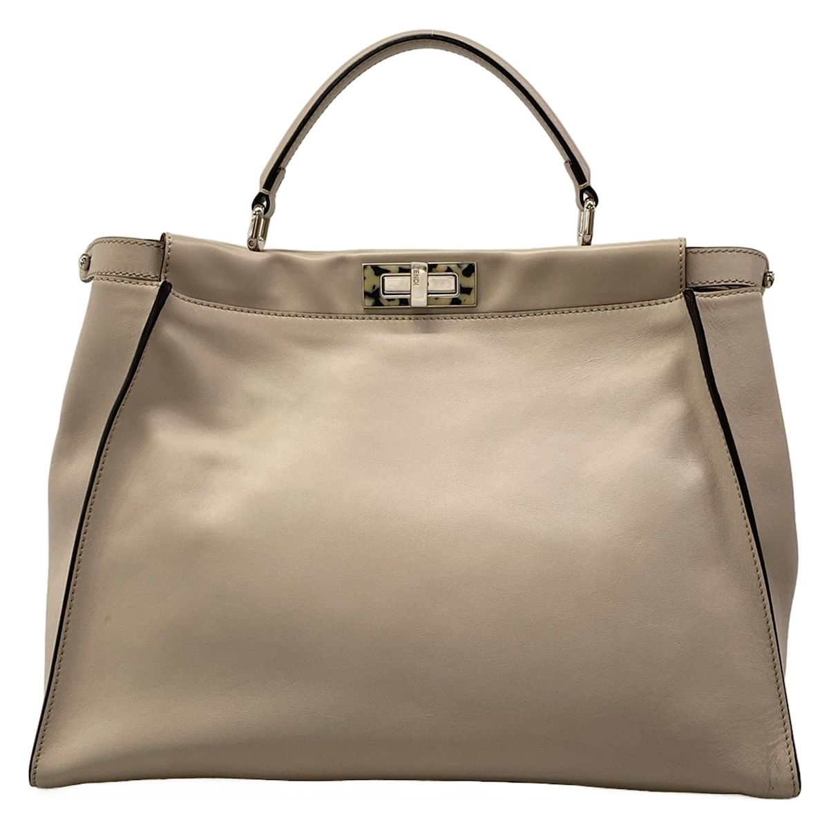 FENDI(フェンディ) ハンドバッグ ピーカブーエックスライトラージ 8BN210 ベージュ レザー