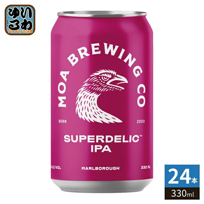 モア ブルーイング カンパニー スーパーデリック IPA 330ml 缶 24本入 ビール 缶ビール MOA BREWING CO