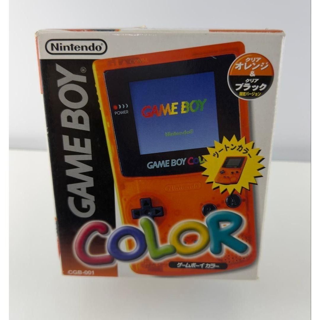 ニンテンドー ゲームボーイ カラー クリアオレンジ 本体 ダイエー 限定 完品 GAMEBOY COLOR Nintendo