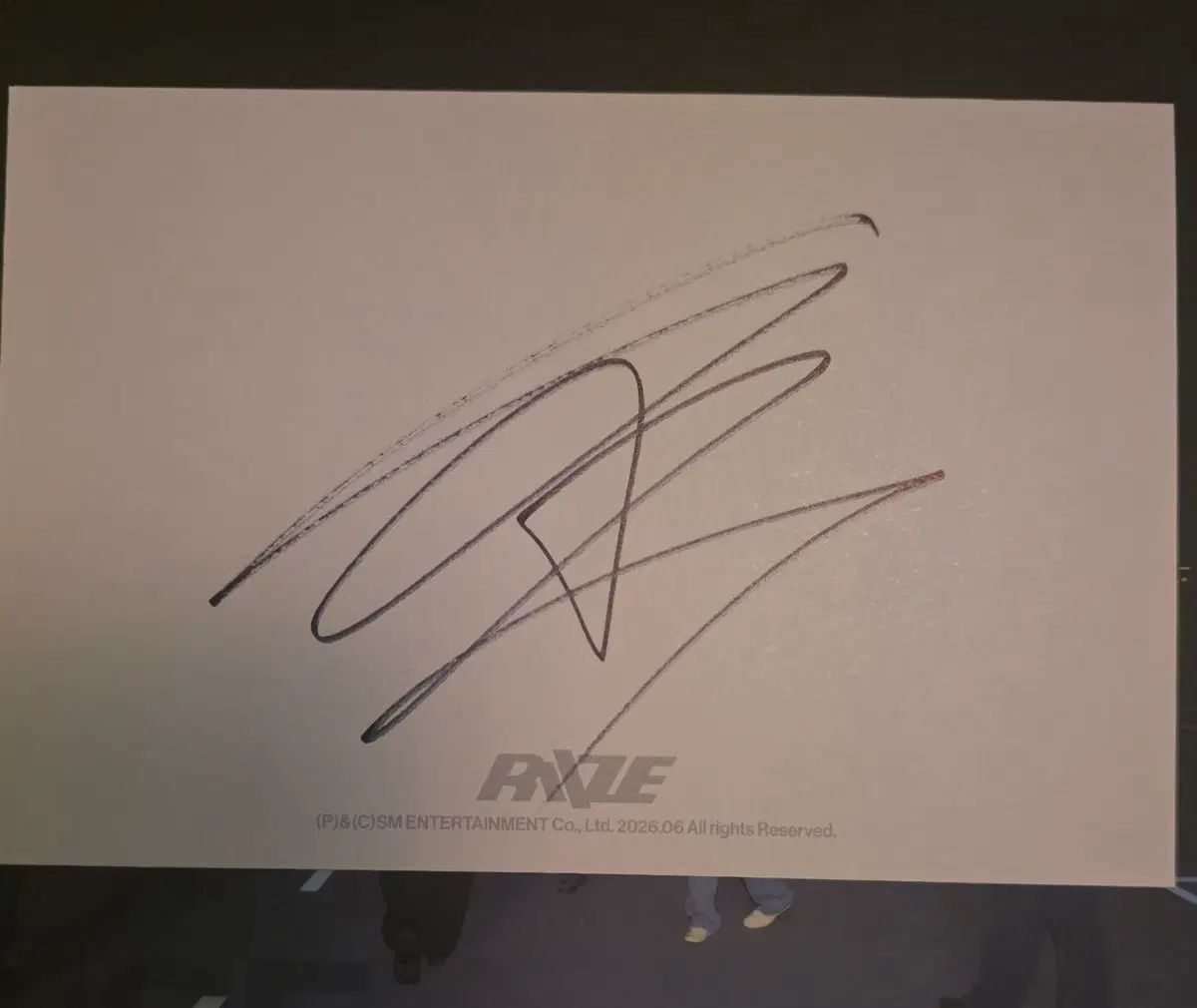 RIIZE（ライズ）ミニ アルバム第2弾 サイン はがき ショウタロウ(SHOTARO・大﨑 将太郎)