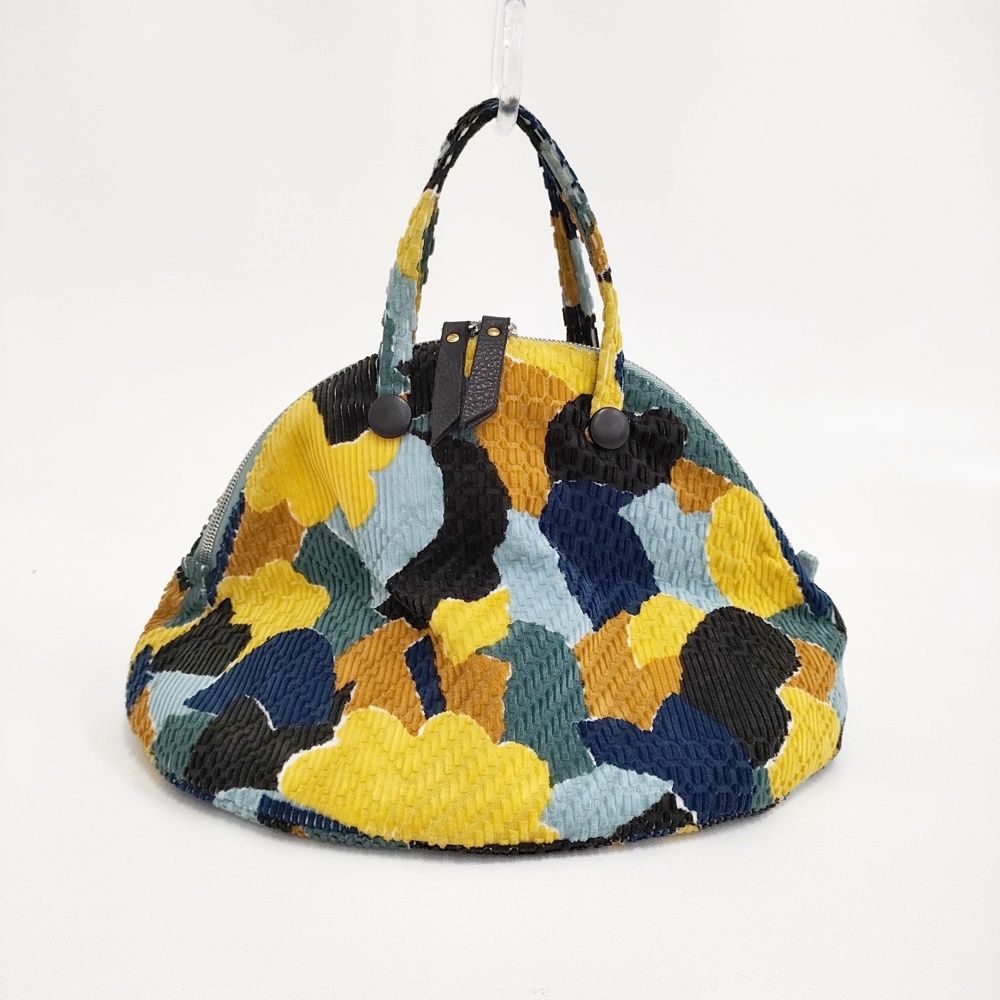 mina perhonen bell bag foliage ya9826 ベルバッグ ハンドバッグ マルチカラー レディース ミナペルホネン【中古】6-0724G♪ 17,885円