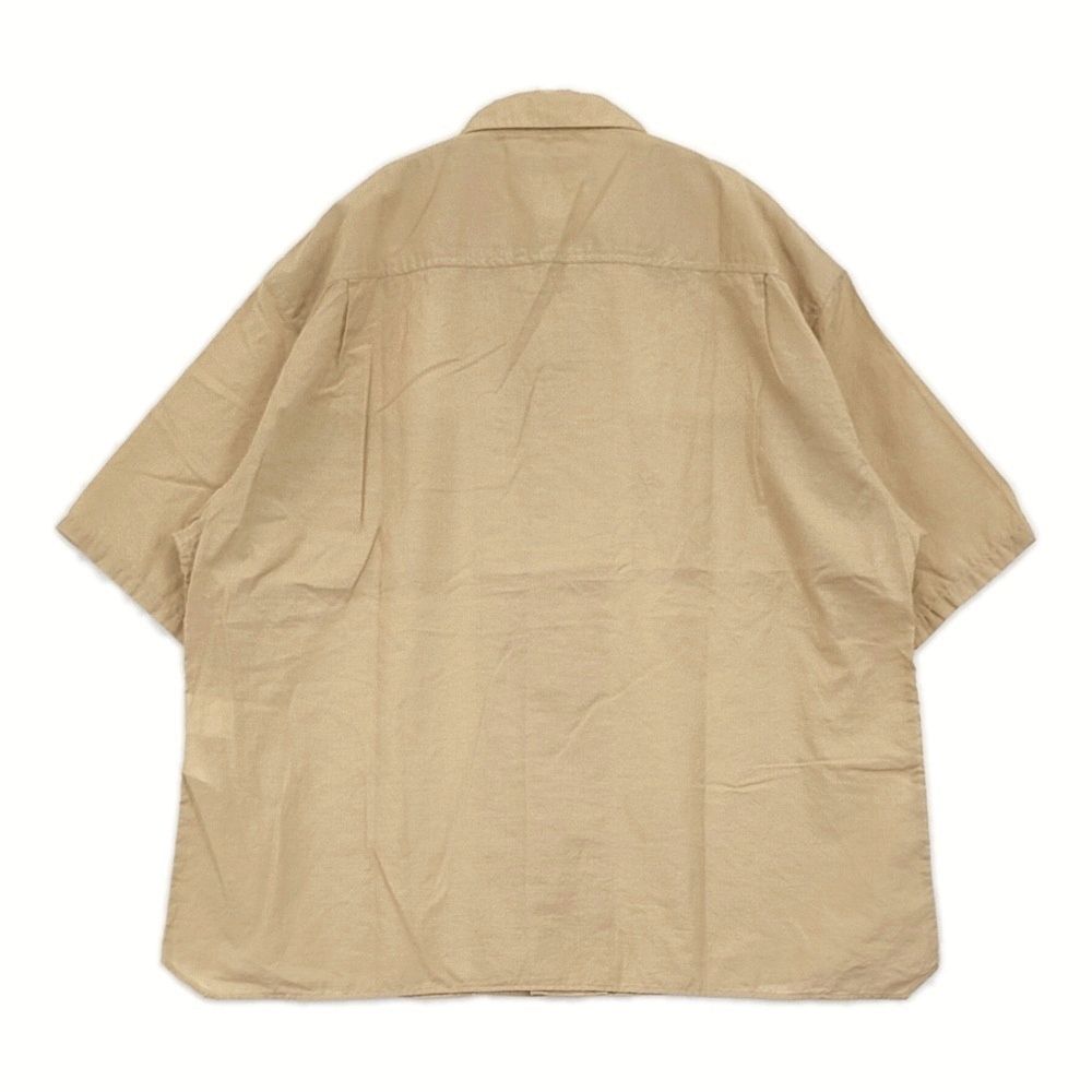 LOLO コットンシルク半袖シャツ サイズM 定価25300円 LS-455 半袖シャツ 26SS ベージュ ユニセックス ロロ【中古】6-0724S♪ LOLO コットンシルク半袖シャツ サイズM 定価25300円 LS-455 半袖シャツ 26SS ベージュ ユニセックス ロロ【中古】6-0724S♪