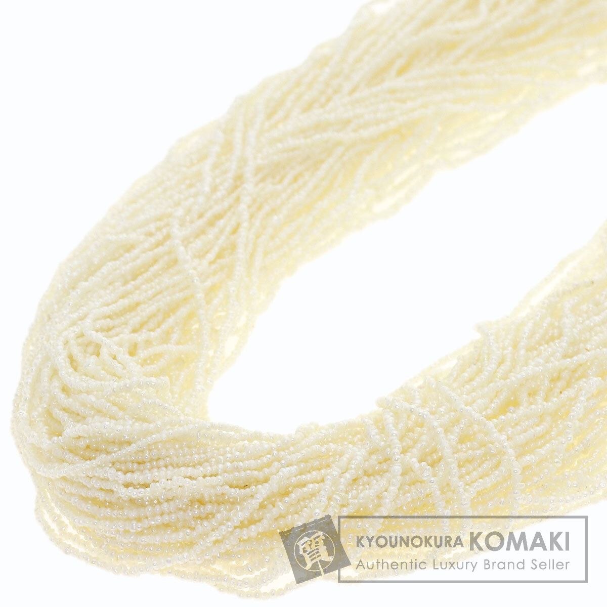 SELECT JEWELRY セレクトジュエリー ケシパール 真珠 ダイヤモンド 84連 ネックレス K14YG レディース [中古]