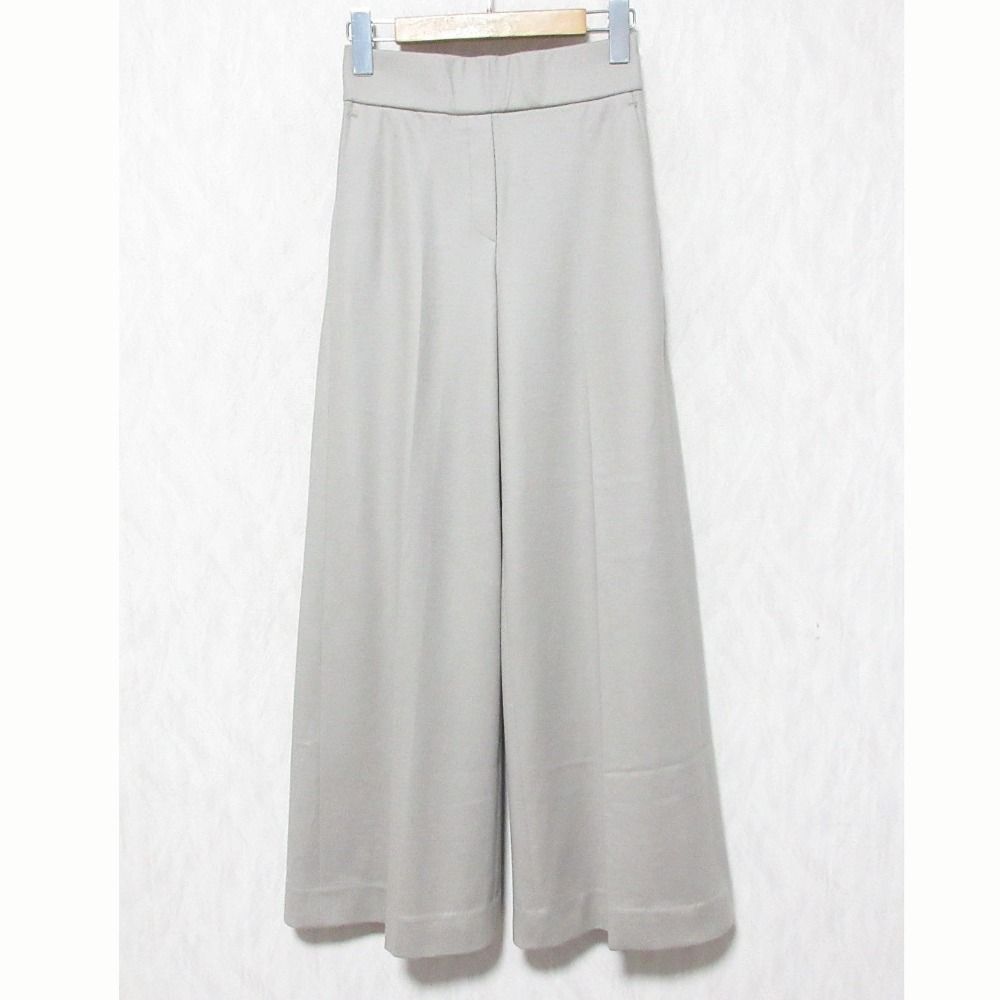 美品 24AW theory luxe セオリーリュクス LIBRA ALEYA フレア ワイドパンツ 03-4306036 サイズS34 グレー レディース 古着 中古 USED 6,520円
