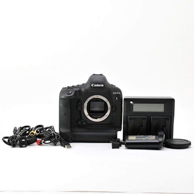 <良品> Canon EOS-1D X ボディ|プロ向けデジタル一眼レフカメラ|シャッター数57,000枚以下|使用感わずか|互換チャージャー付き