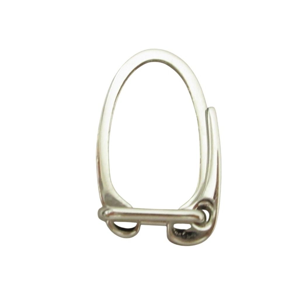 美品 HERVE CHAPELIER エルベシャプリエ ニッケル チャーム用リング 114PM シルバーカラー レディース 古着 中古 USED