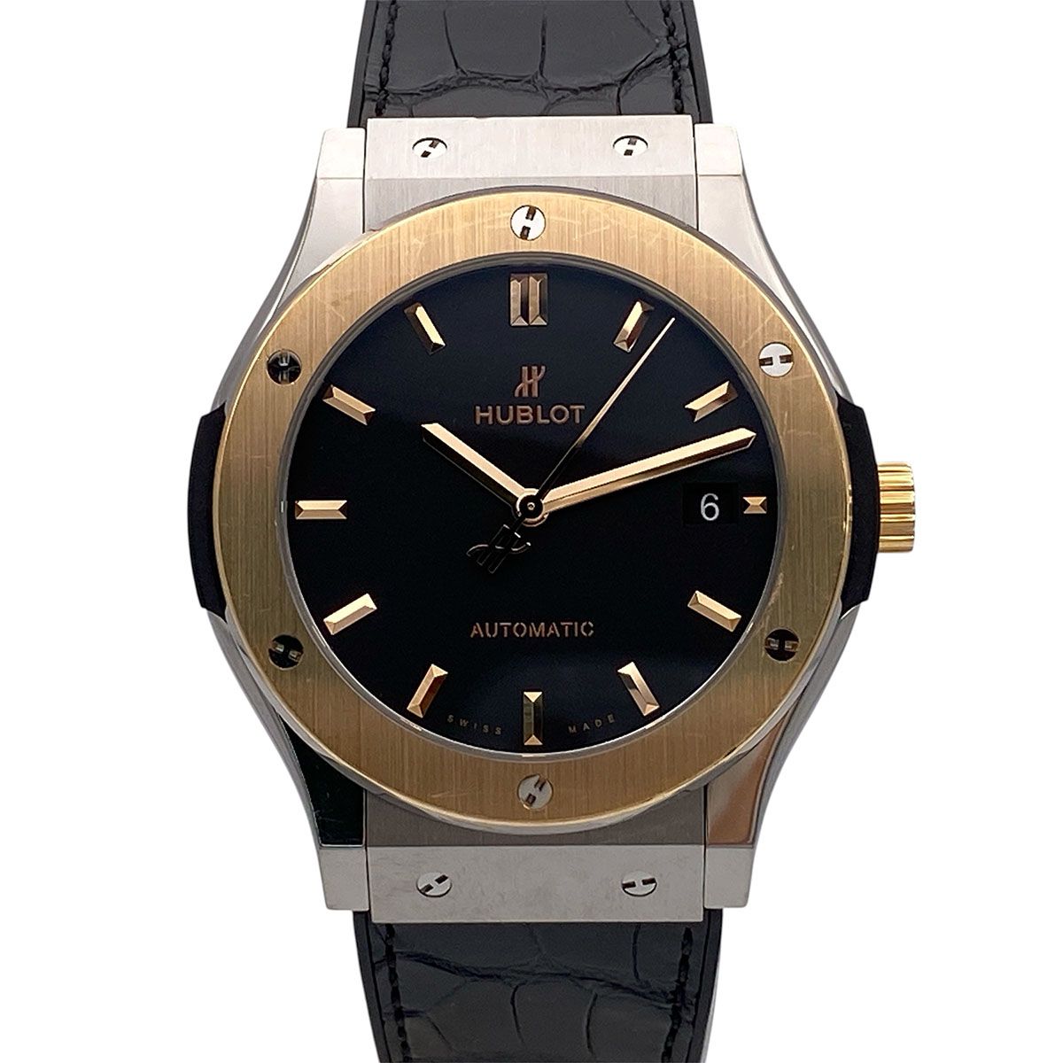 HUBLOT ウブロ クラシック フュージョン チタニウム キングゴールド 腕時計 542.NO.1181.LR メンズ 中古 444,600円
