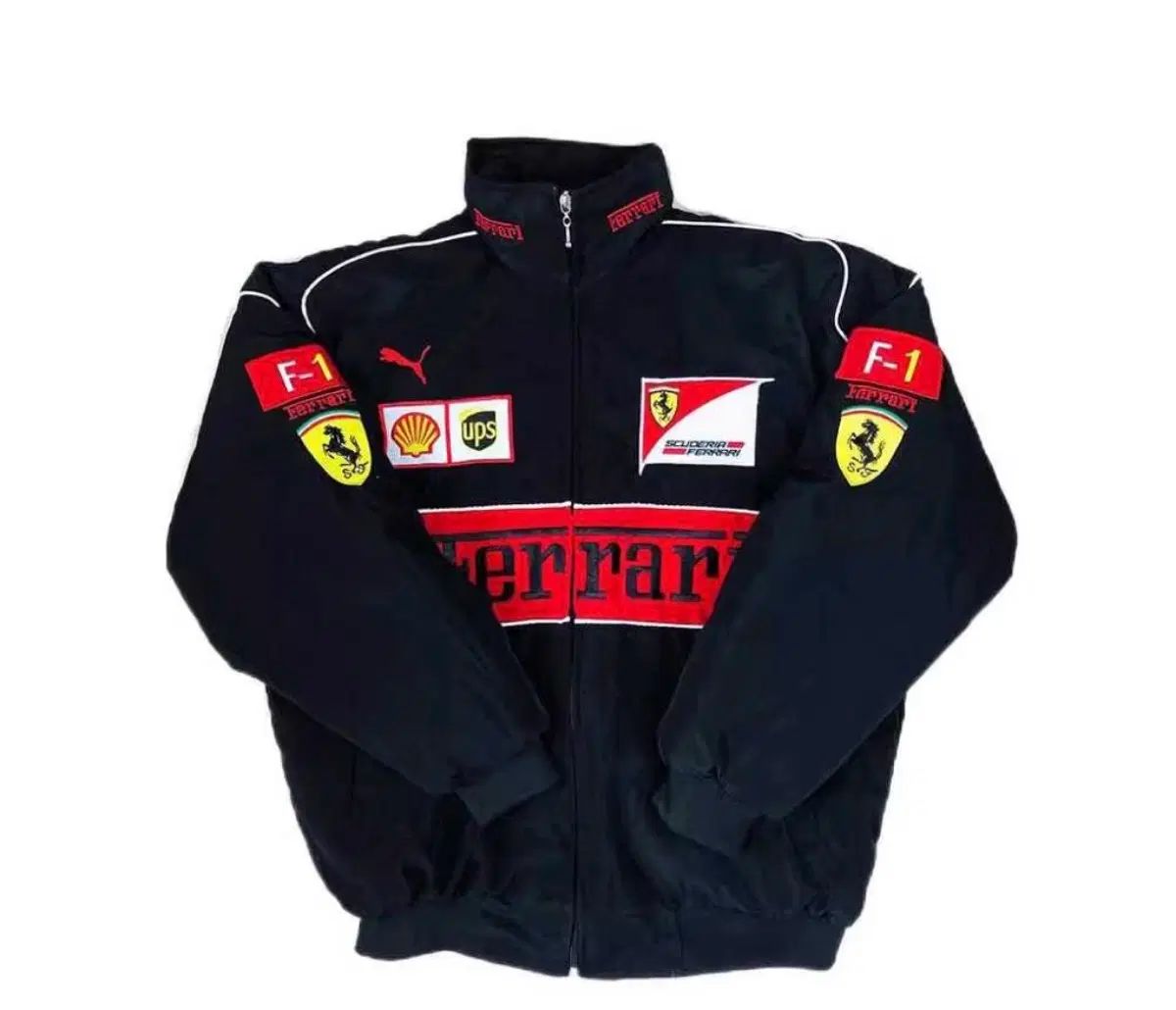 F1 Ferrari(フェラーリ) レーシング ジャケット ブラック 【公式通販】
