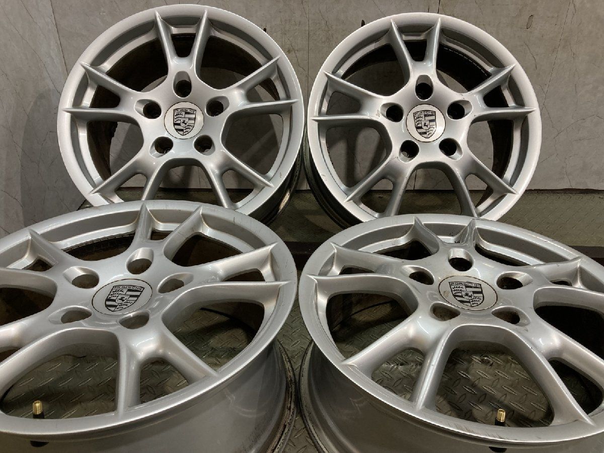 PORSCHE ポルシェ 987 ボクスター 純正ホイール 17インチ 4本 6.5J/8J5HPCD130+55/+40 　(MHA893)