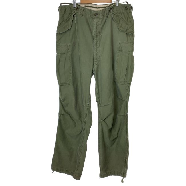 【中古】　OBERMAN MFG. CO.　M-51　フィールドパンツ　50s vintage　50年代　OLD　ジップフライ　ミリタリーパンツ　アメリカ軍　U.S.ARMY　古着　/9501