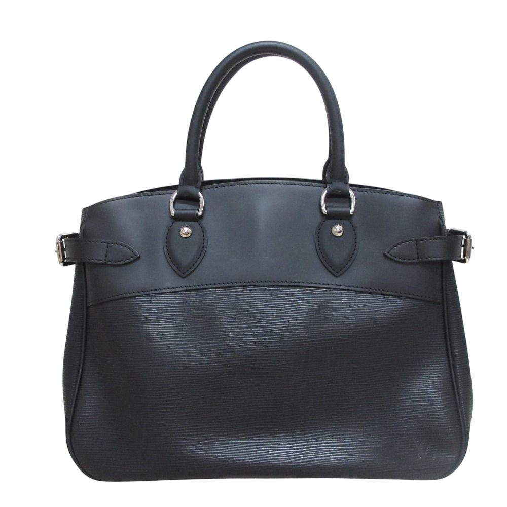 美品 LOUIS VUITTON ルイヴィトン エピレザー パッシィPM ハンドバッグ M59262 ノワール レディース 古着 中古 USED