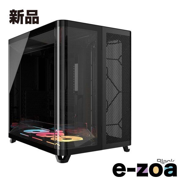 CORSAIR コルセア AIR 5400 LX-R iCUE LINK Tempered Glass M-TowerBK CC-9011320-WW (2663345) 36,504円