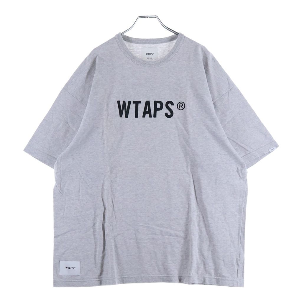 WTAPS (ダブルタップス) 24SS SIGN SS COTTON TSSC クルーネック半袖Tシャツ カットソー グレー 241ATDT-CSM22 241ATDT-CSM22 8,753円