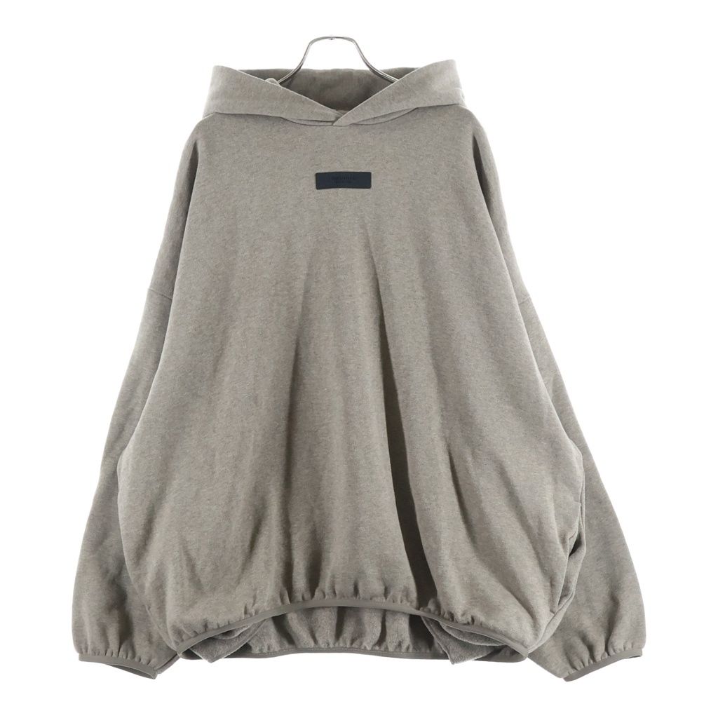 FEAR OF GOD ESSENTIALS (フィアオブゴッド エッセンシャルズ) Rubber Logo Pullover Hoodie ラバーロゴプルオーバーフーディー スウェットパーカー ブラウン