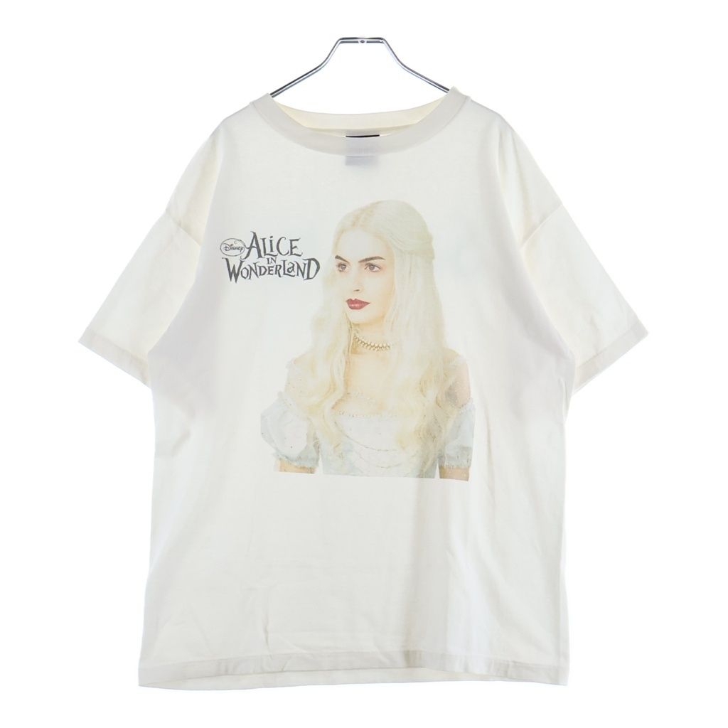 SAINT MICHAEL (セントマイケル) DS SS TEE アリスインワンダーランド プリント 半袖 カットソー ホワイト