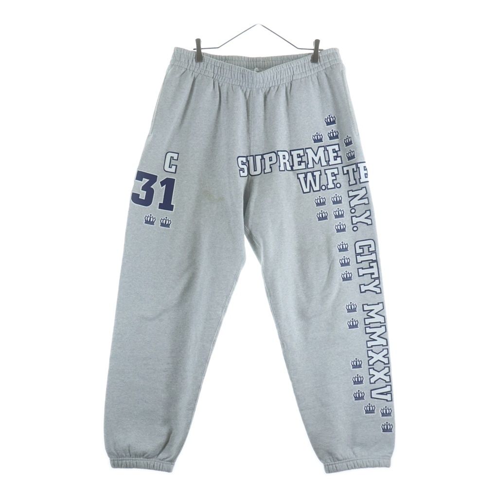 SUPREME (シュプリーム) 25AW League Champs Sweatpant リーグチャンプ スウェットパンツ グレー 20,513円
