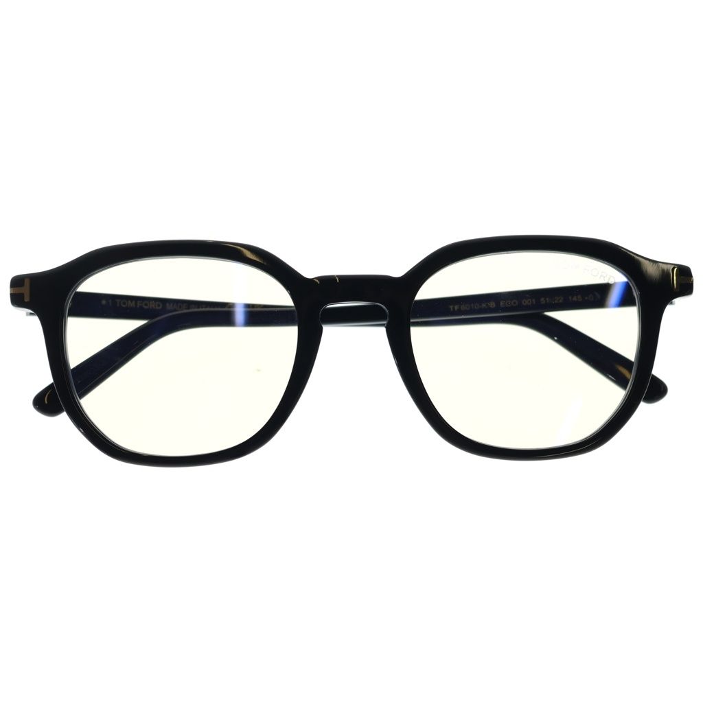 TOM FORD (トムフォード) TF6010-K-B アジアンフィット ウェリントンフレーム クリアレンズ サングラス メガネ ブラック 19,943円