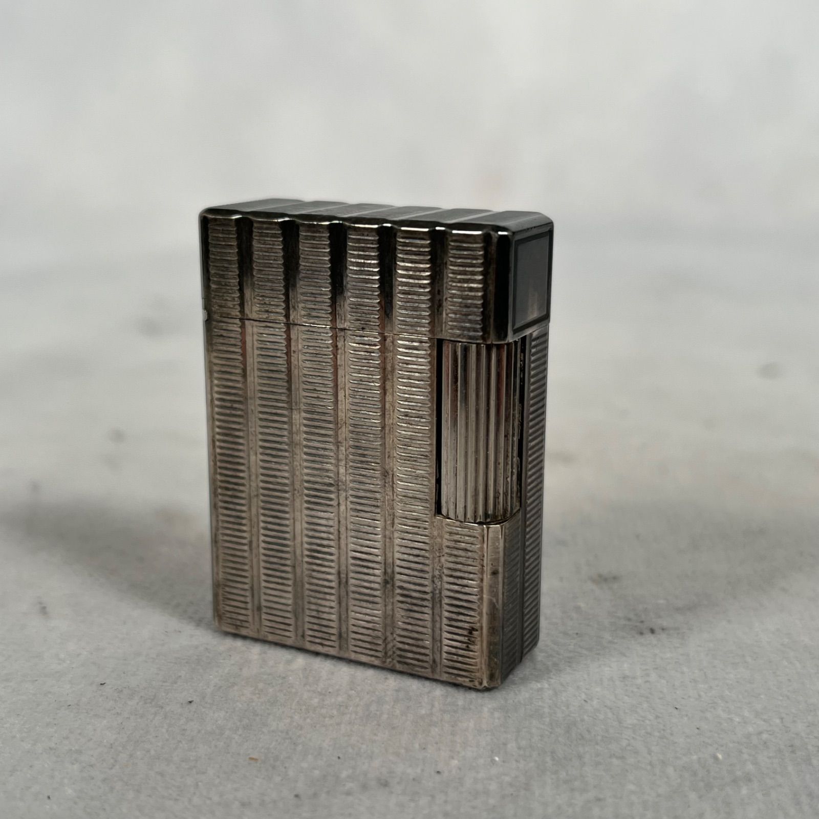 【管2607-598】火花確認済☆ S.T.DUPONT デュポン ショート シルバー カラー 現状渡し