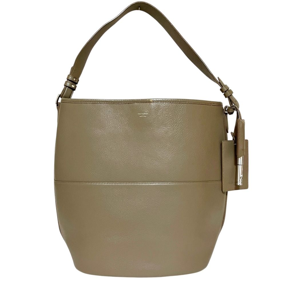 良品 PELLE MORBIDA ペッレモルビダ メイデンヴォヤージュ レザー ワンショルダーバッグ カーキ系 レディース 古着 中古 USED