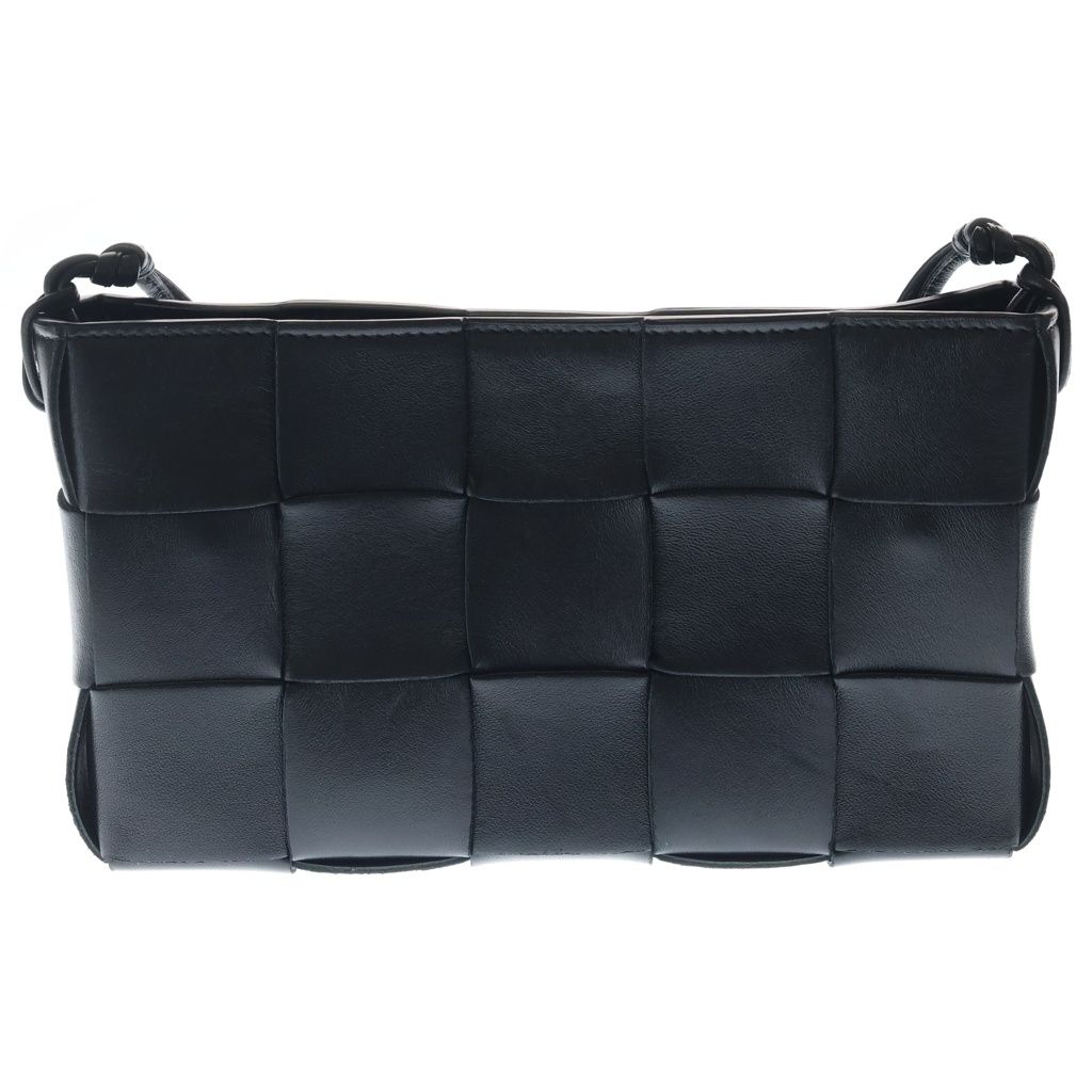 BOTTEGA VENETA (ボッテガヴェネタ) カセット マキシイントレチャート ハンド バッグ ブラック