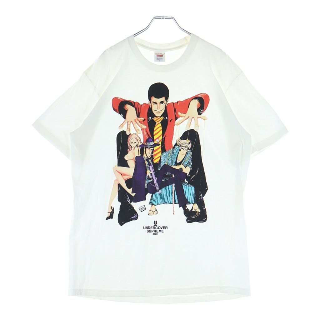 SUPREME (シュプリーム) 23SS ×UNDERCOVER Lupin Tee アンダーカバー ルパン クルーネック 半袖Tシャツ カットソー ホワイト