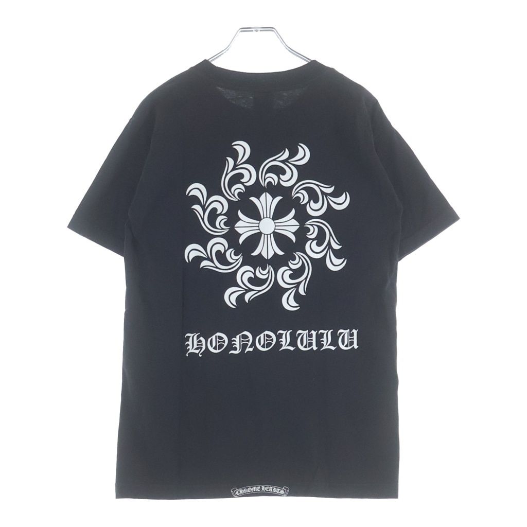 CHROME HEARTS (クロムハーツ) OLD HONOLULU CH PLS TEE オールド ホノルル限定 バッグCHプラス 半袖Tシャツ カットソー ブラック 49,500円