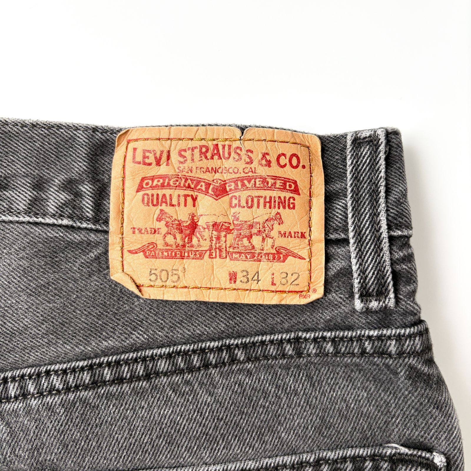 Levi s リーバイス デニムパンツ L 505 ブラックデニム W34 L32 