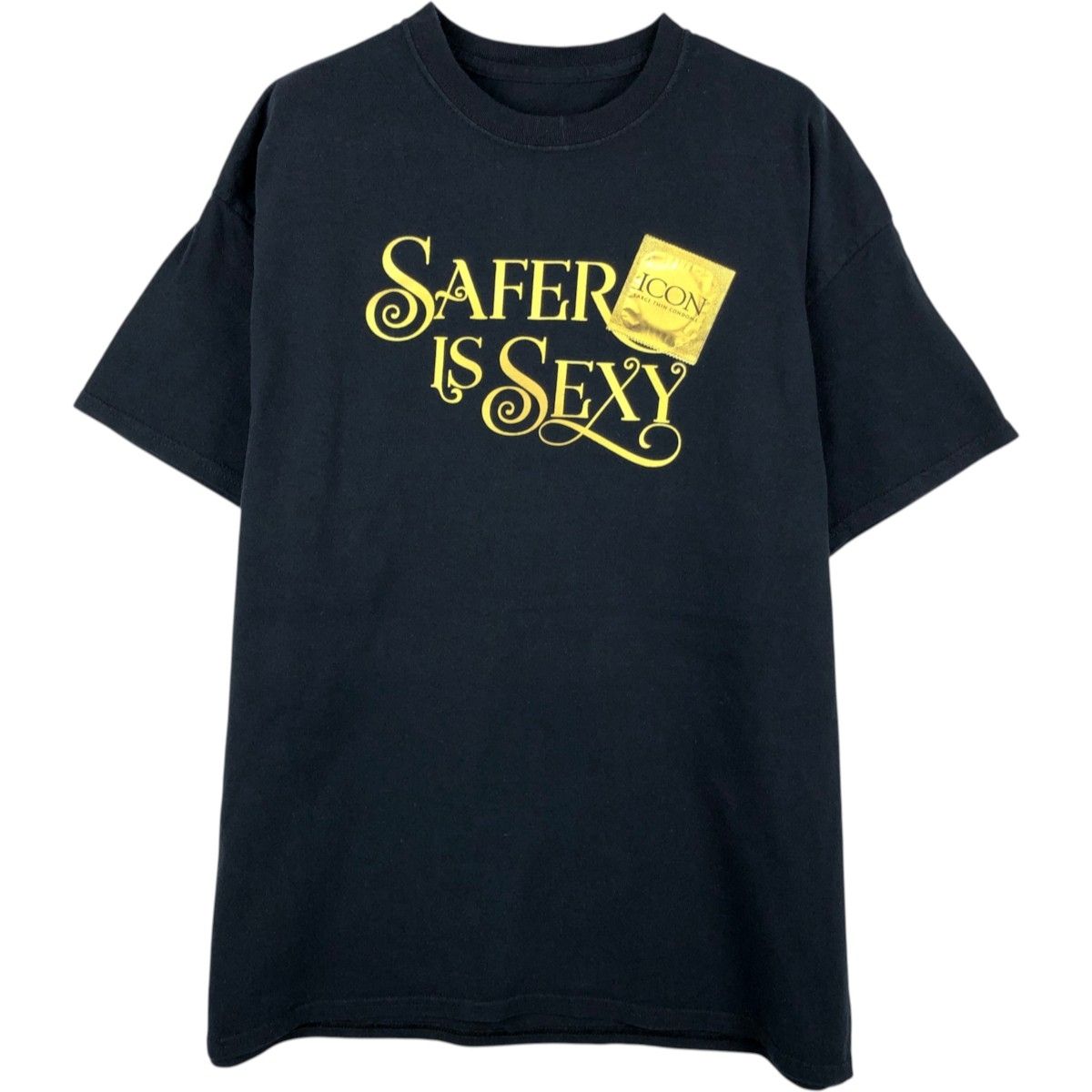 古着 AIDS HEALTHCARE FOUNDATION エイズヘルスケア財団 メッセージプリントTシャツ メンズL相当/eaa658732
