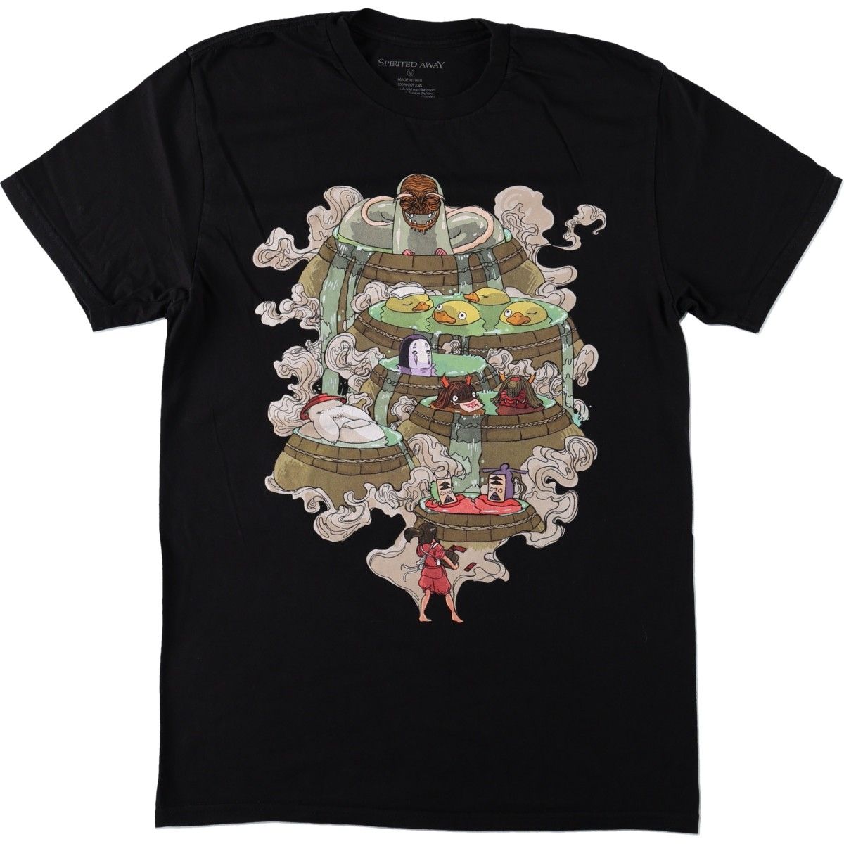 古着 SPIRITED AWAY 千と千尋の神隠し キャラクタープリントTシャツ メンズM相当/eaa662501