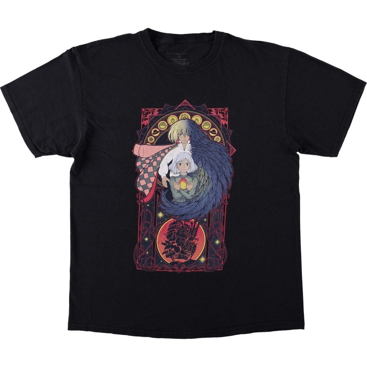 古着 HOWL'S MOVING CASTLE ハウルの動く城 キャラクタープリントTシャツ メンズL相当/evb035371 11,162円