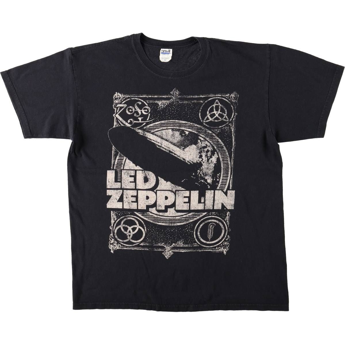 古着 アンビル Anvil Led Zeppelin レッドツェッペリン バンドTシャツ バンT メンズL相当/eaa660438