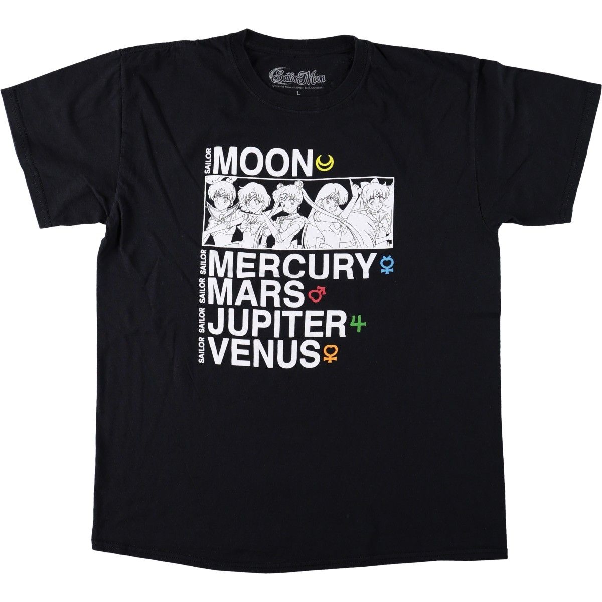 古着 Sailor Moon 美少女戦士セーラームーン アニメ キャラクタープリントTシャツ メンズL相当/eaa662488