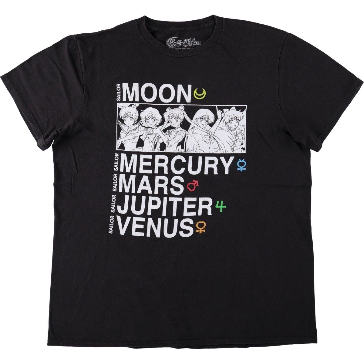古着 Sailor Moon 美少女戦士セーラームーン アニメ キャラクタープリントTシャツ メンズL相当/eaa662497