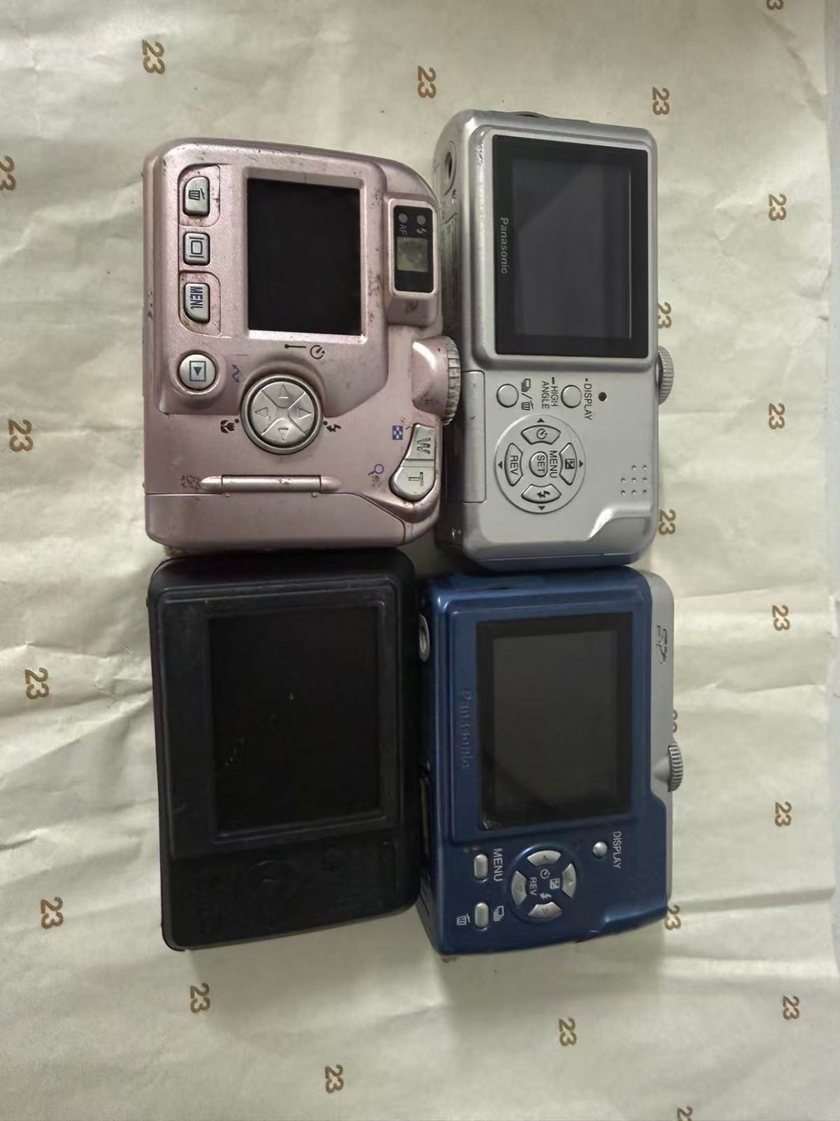 部品取り品　コンパクトデジタルカメラ 4台まとめ