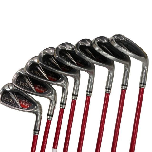 【中古】 ダンロップ XXIO(2014) 8S(レッド) アイアンセット IR XXIO MP800(アイアン)レッド (フレックスR) メンズ 男性用 右利き 右用 Dランク ゴルフクラブ