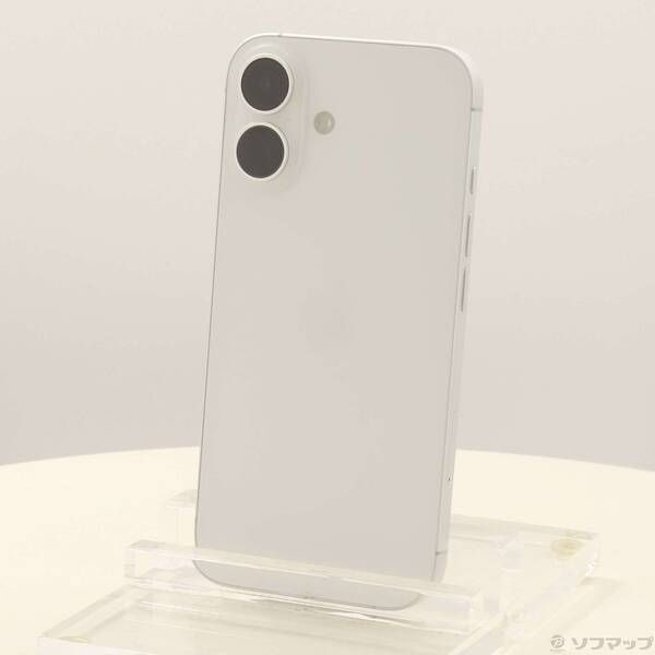 ソフマップ 〔中古品〕 iPhone16 128GB ホワイト MYDR3J／A SIMフリー【262】