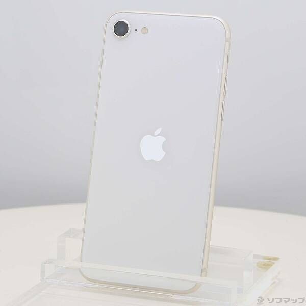 ソフマップ 〔中古品〕 iPhone SE 第3世代 64GB スターライト MMYD3J／A SIMフリー【198】