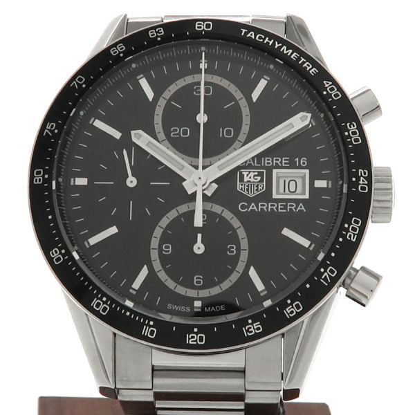 タグホイヤー カレラ　キャリバー16クロノ 41mm CV201AJ メンズ 腕時計【Aランク】【中古】