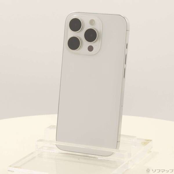 ソフマップ 〔中古品〕 iPhone15 Pro 256GB ホワイトチタニウム MTUD3J/A SIMフリー【258】